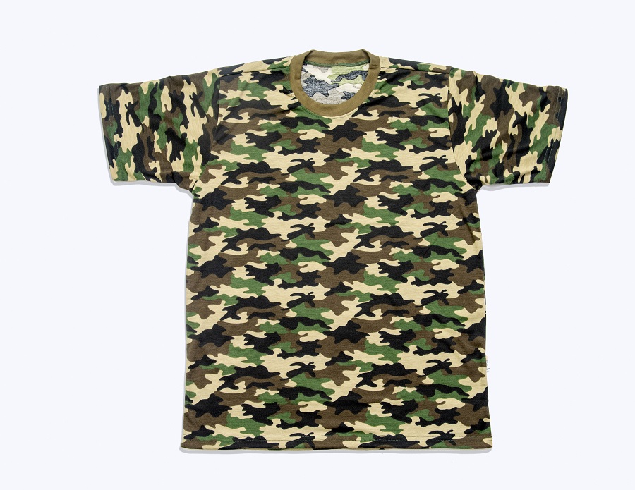 Remera Hobby G Camu Verde Militar