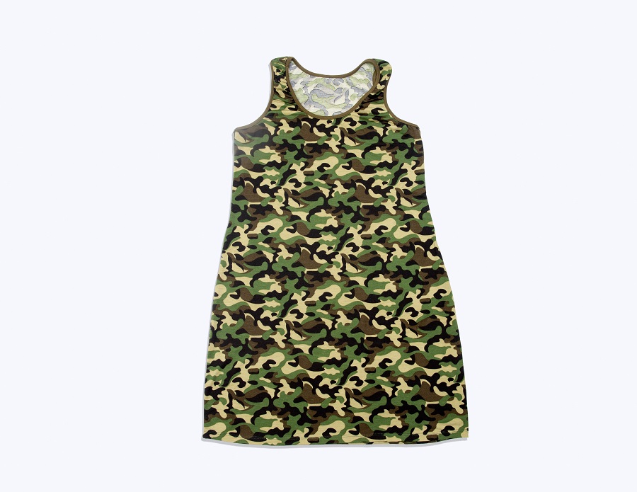 Vestido Hobby P Camu Verde Militar