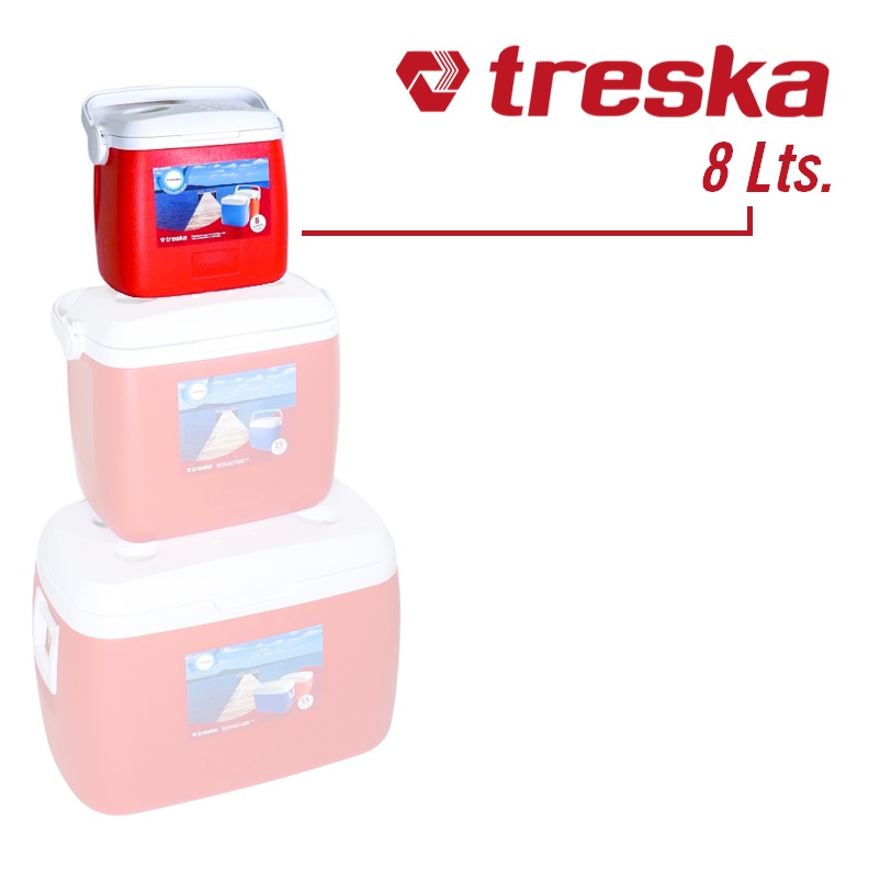 Conservadoras Treska 8lts Rojo